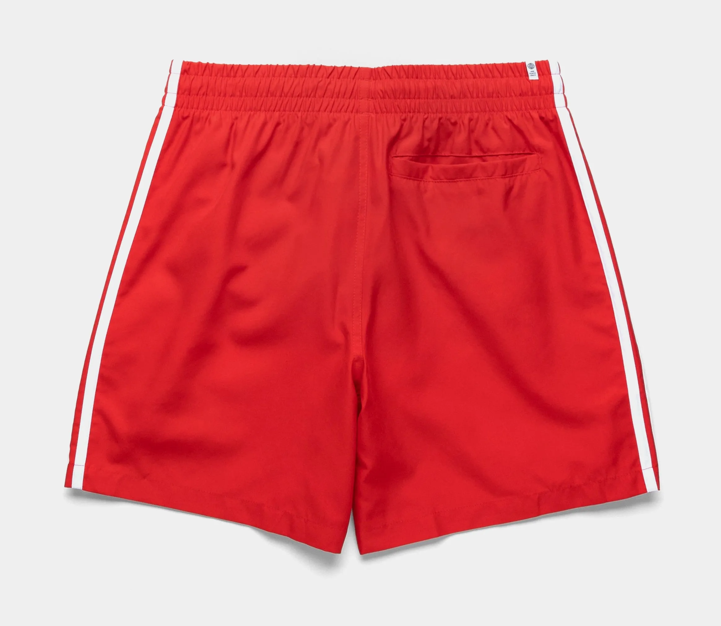 Adicolor Classic 3 Stripe Swim Mens Shorts (Red)