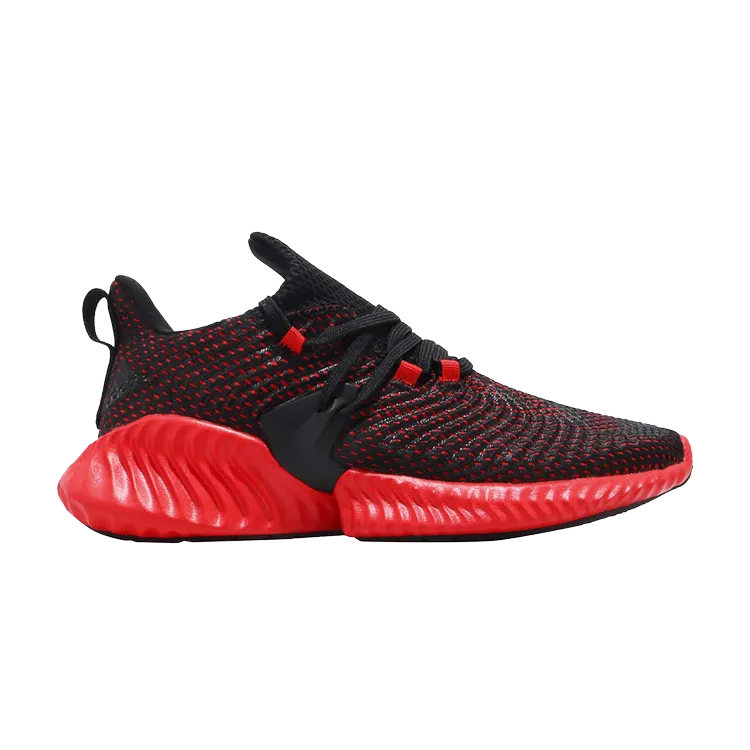 Adidas Alphabounce Instinct J 'Red' Sneakers, Red