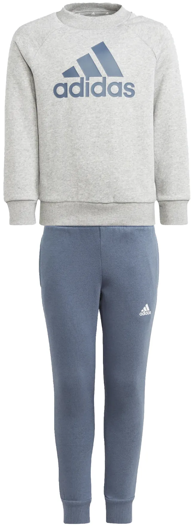 Adidas Kids Badge of Sport Jogger Set Medium Grey Heather Navy