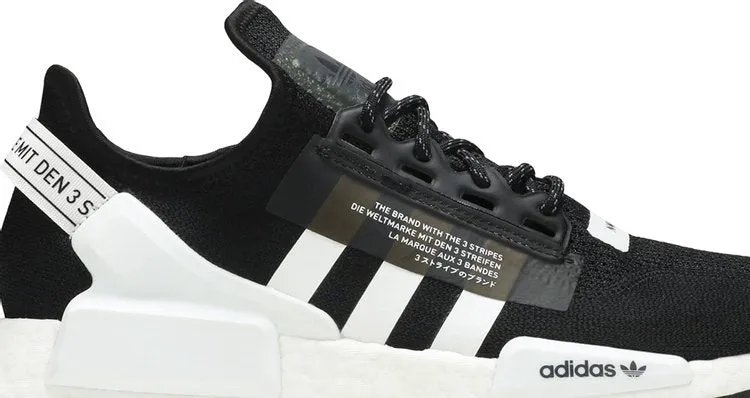 Adidas NMD R1 V2 men's sneakers, black/white