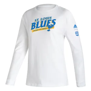 Adidas St. Louis Blues Women's Winter Classic 22 Amplifier L/S Tee