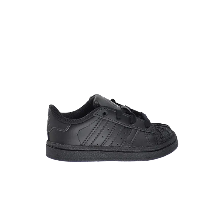 Adidas Superstar I 'Triple Black' sneakers, black