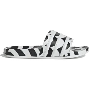 Adidas Women's Marimekko Adilette Slides - Core Black / Cloud White / Team Real Magenta