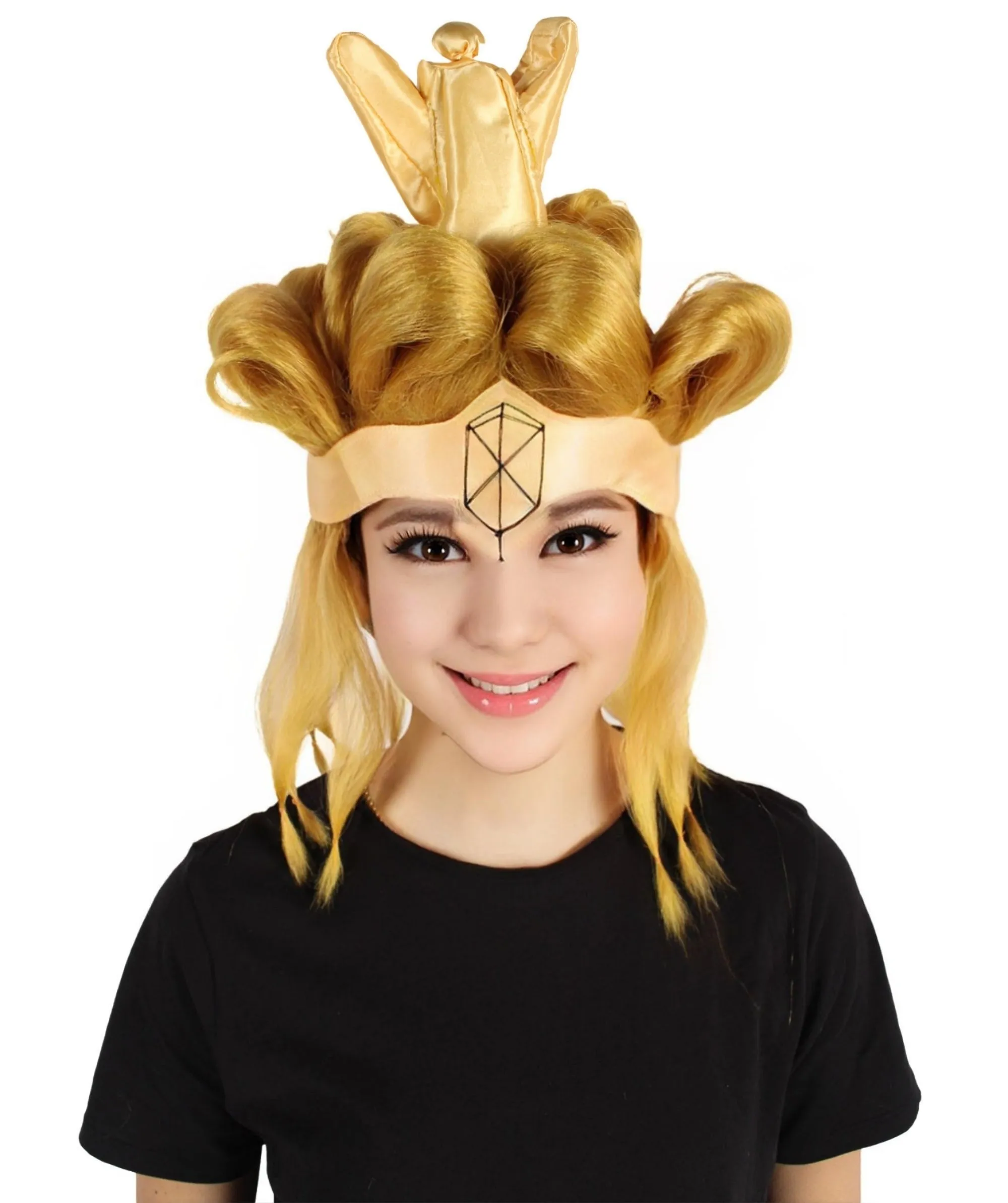 Adult Women's Salior Animated Manga Wig| Perfect for Halloween | Flame-retardant Synthetic Fiber