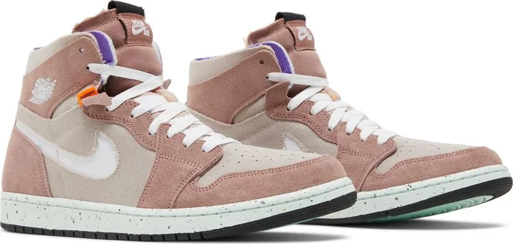 Air Jordan 1 High Zoom Comfort Fossil Stone, pink