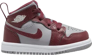 Air Jordan 1 Mid TD Cherrywood Red