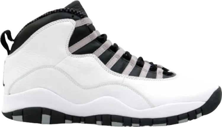 Air Jordan 10 Retro Steel 2005, white