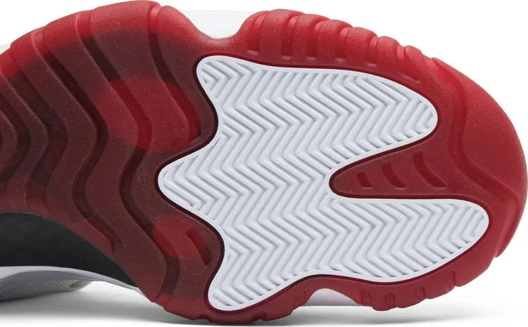 Air Jordan 11 Retro Low Cherry Bottom Sneakers, White