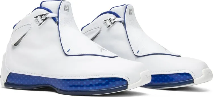 Air Jordan 18 OG White Sport Royal 2003 sneakers, white