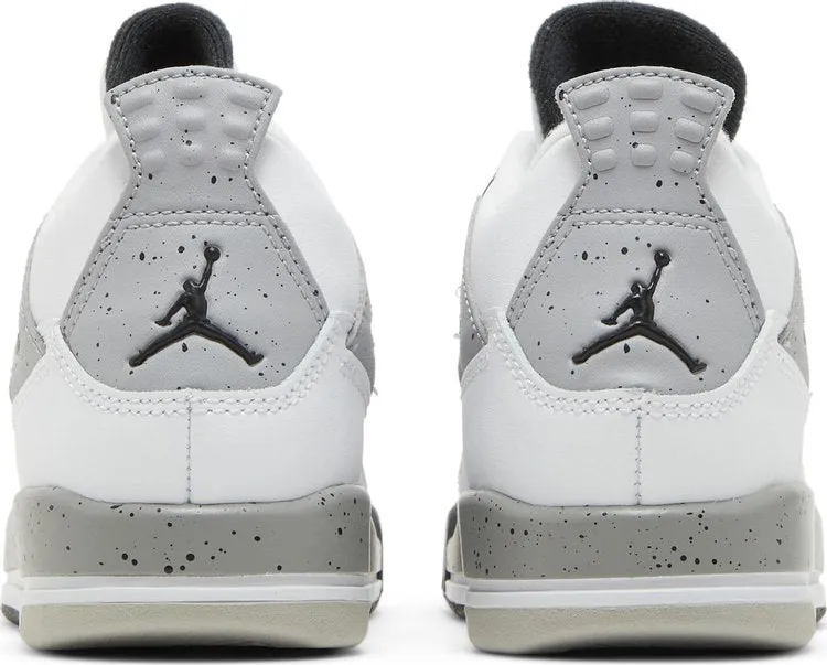 Air Jordan 4 Retro PS White Cement Sneakers, white