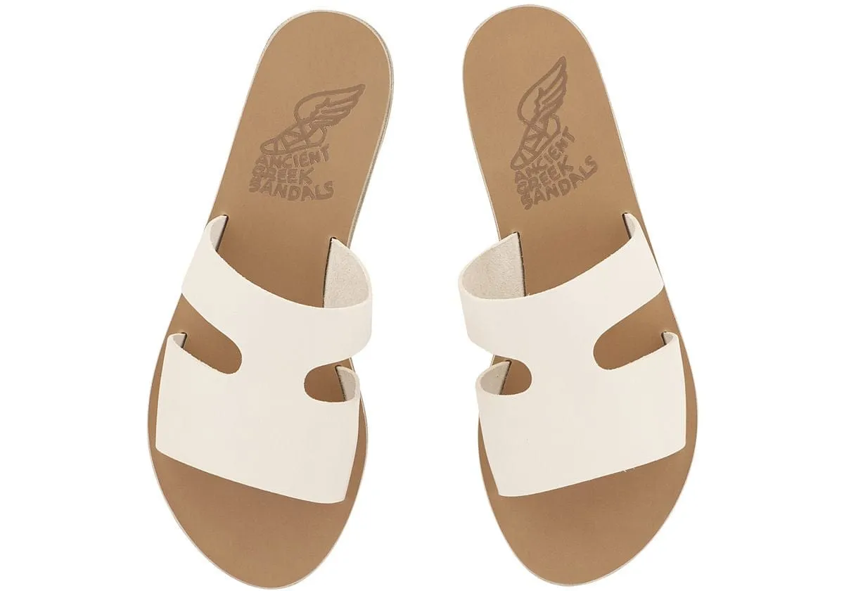 Apteros Leather Slide Sandals