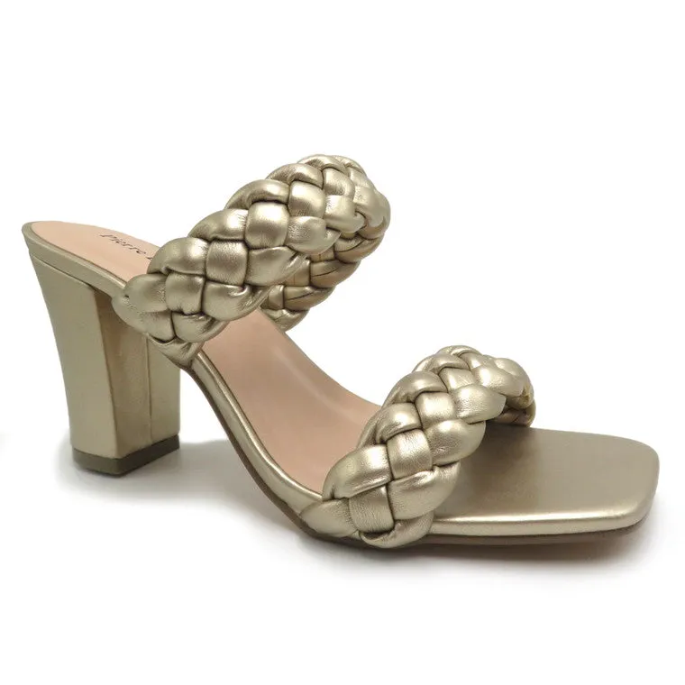 Ariana Braided Strap Heeled Sandal *FINAL SALE*