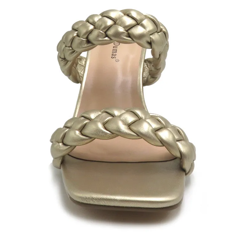 Ariana Braided Strap Heeled Sandal *FINAL SALE*