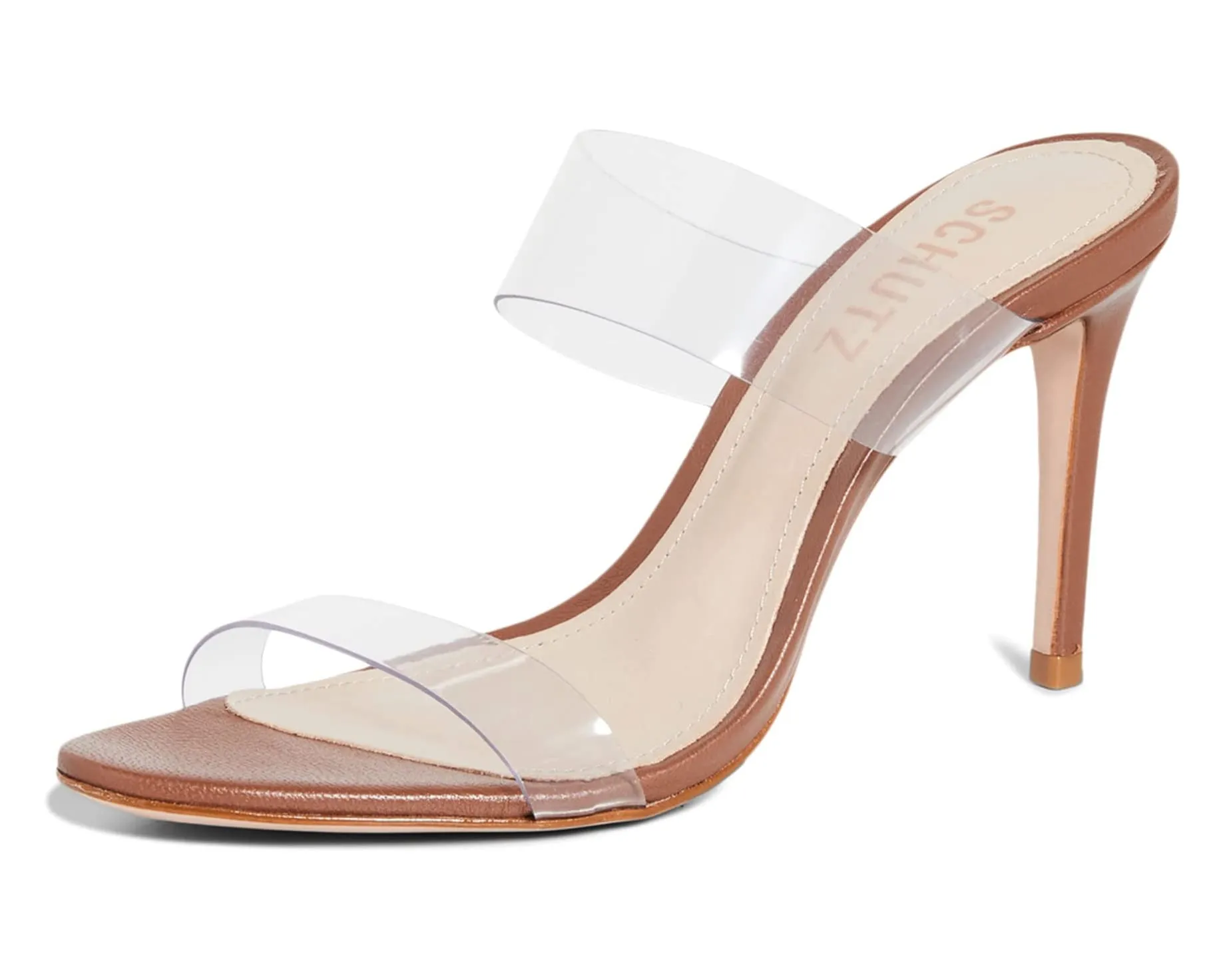 Ariella Schutz heels, clear