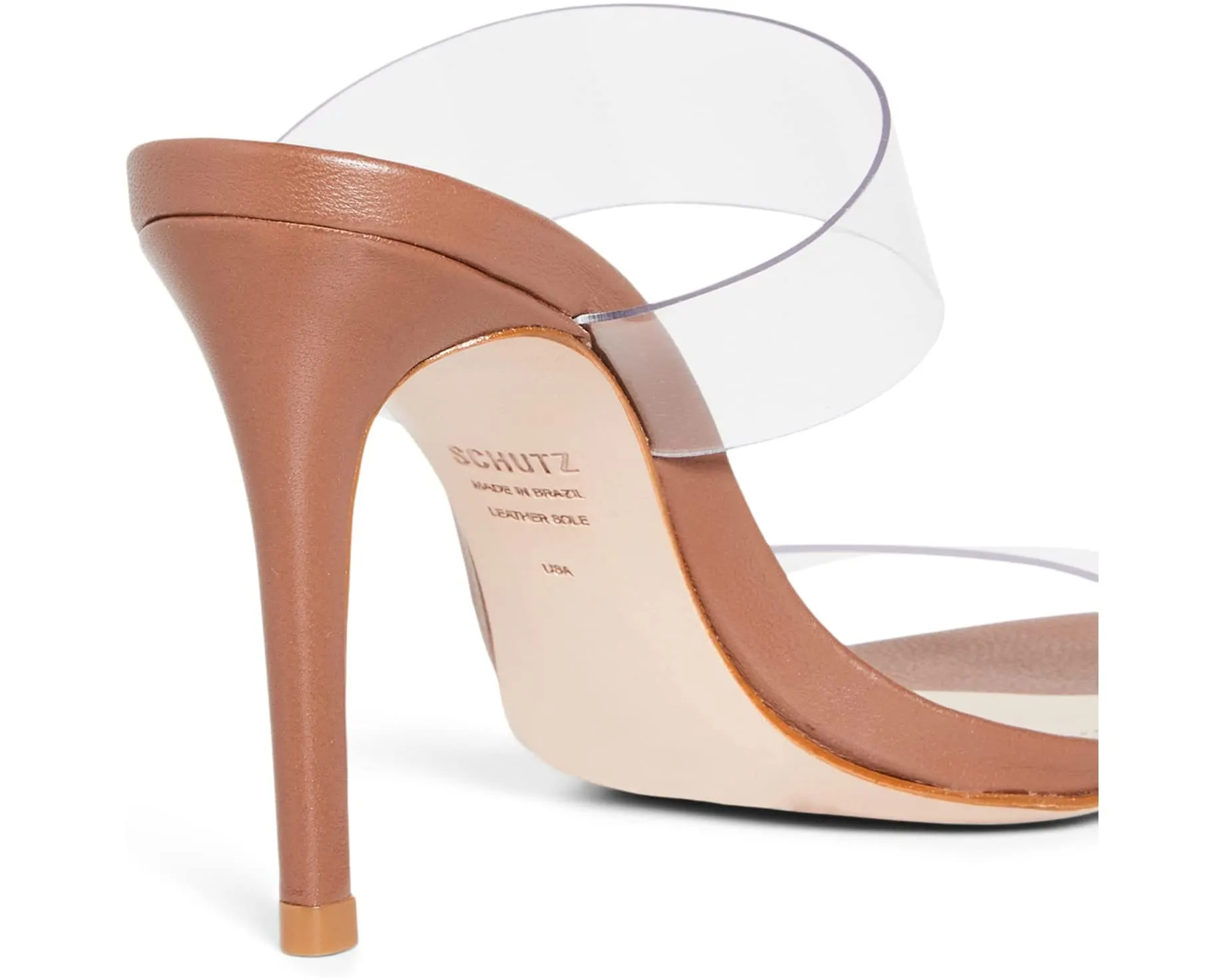 Ariella Schutz heels, clear