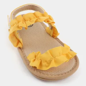 Baby Girls Shoes C-744-Yellow