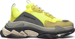 Balenciaga Triple S Sneaker Yellow 2017, yellow