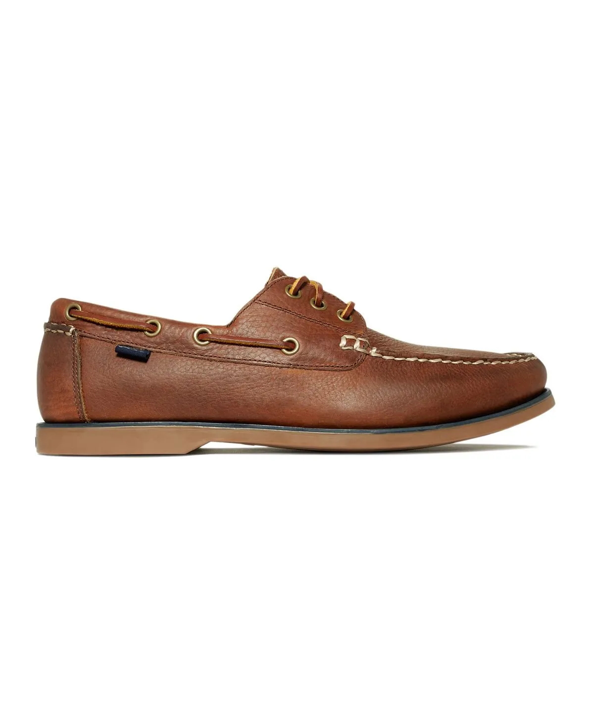 Bienne tumbled Polo Ralph Lauren leather boat shoes