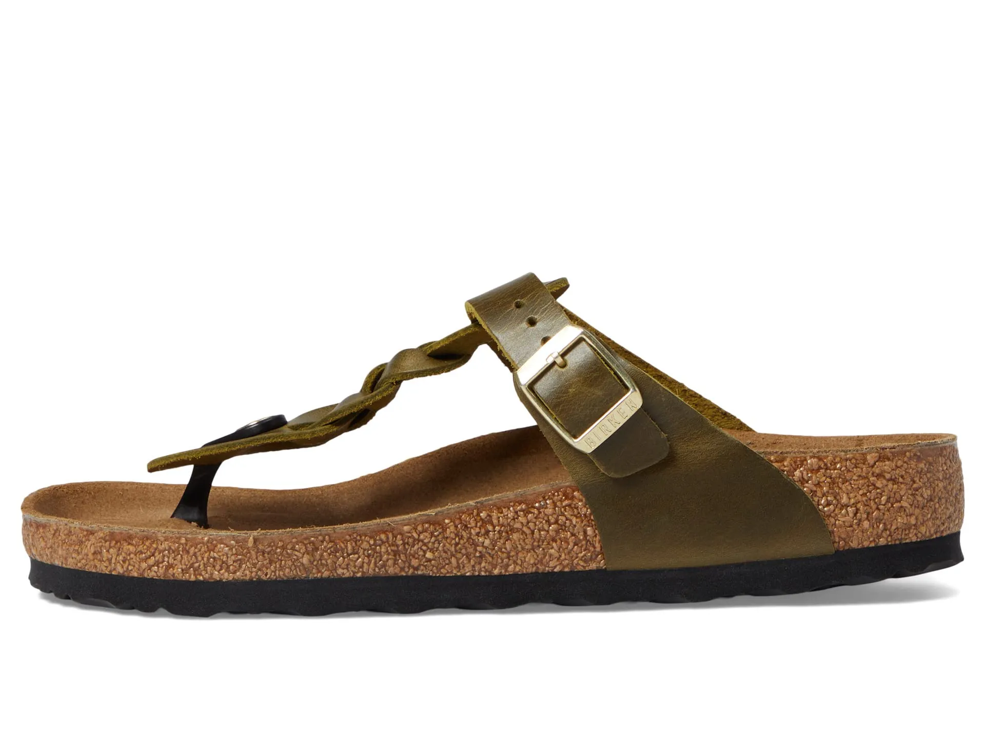 Birkenstock Gizeh Braided Sandals - Oiled Leather