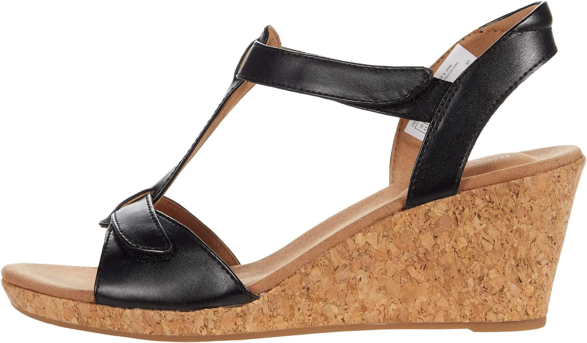 Blanca T Strap Rockport sandals, black