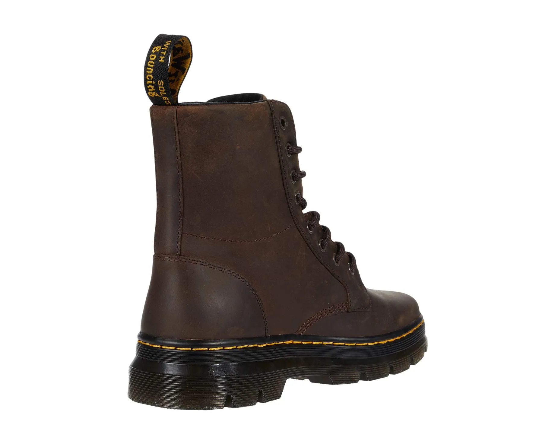 Boots Combs Leather Dr. Martens, brown