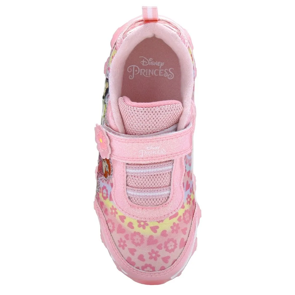 Children's Disney Princess Light Up Sneakers for Toddlers/Little Children Disney Princess pink