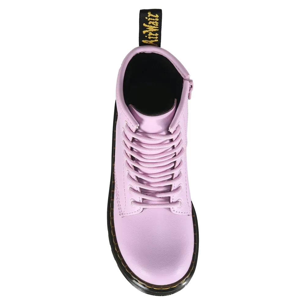 Children's Zavala Combat lace-up boots for small/large children Dr. Martens, pink