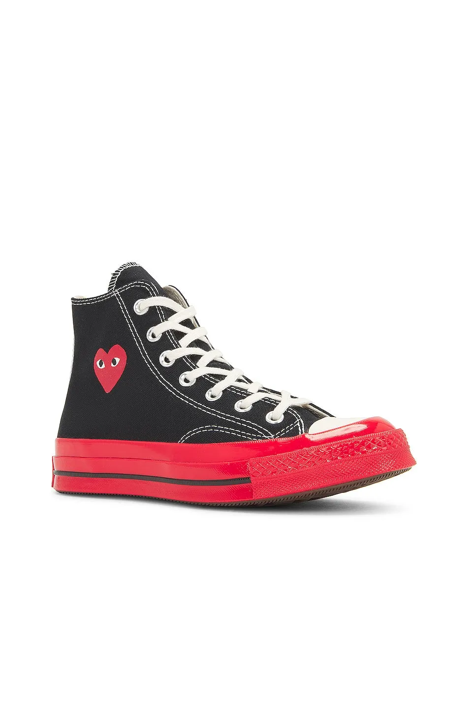 Comme des Garçons Converse Red Sole High Top sneakers, black