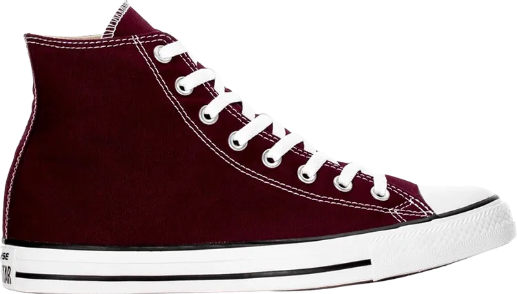 Converse Chuck Taylor All Star Hi Burgundy sneakers, red