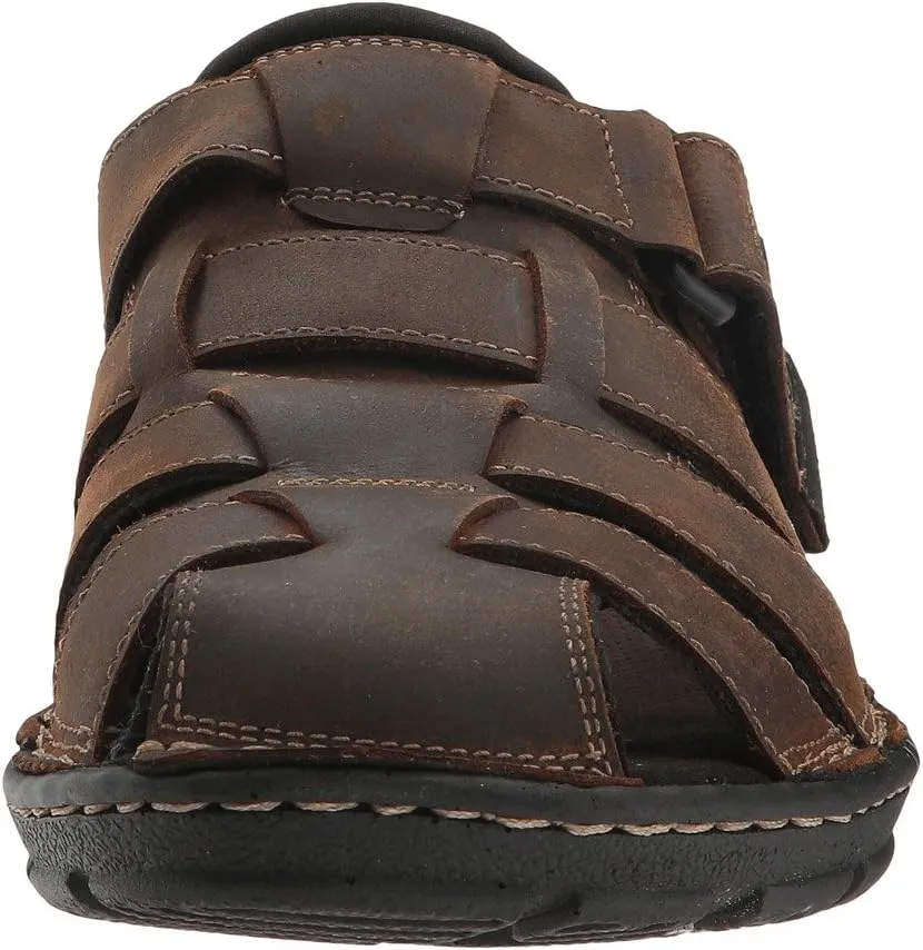 Darwyn Fishermen Rockport Flat Sandals Brown II Leather