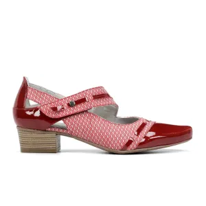 Dorking Tucan D8497 Heeled Mary Jane (Women) - Red