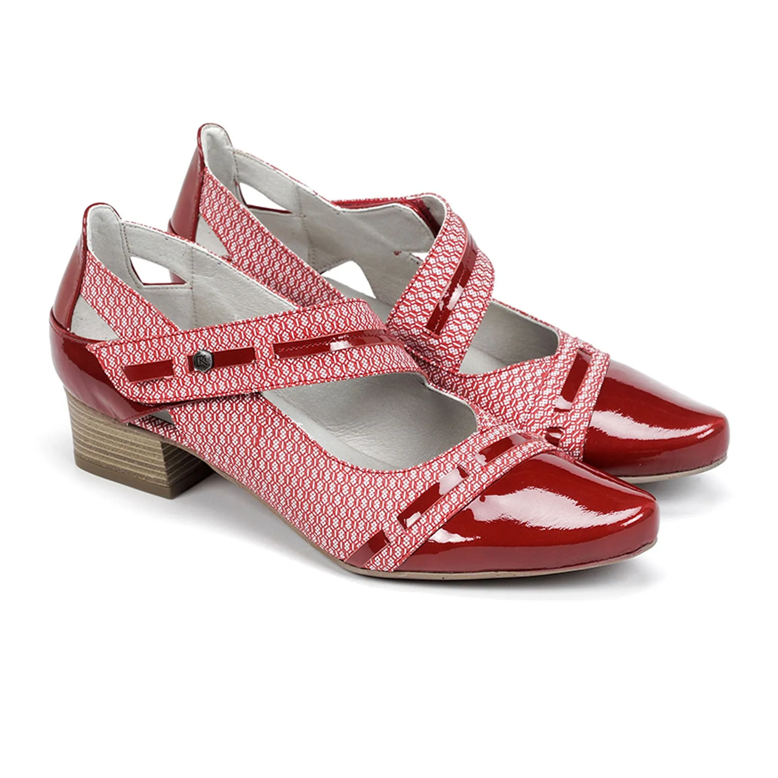 Dorking Tucan D8497 Heeled Mary Jane (Women) - Red