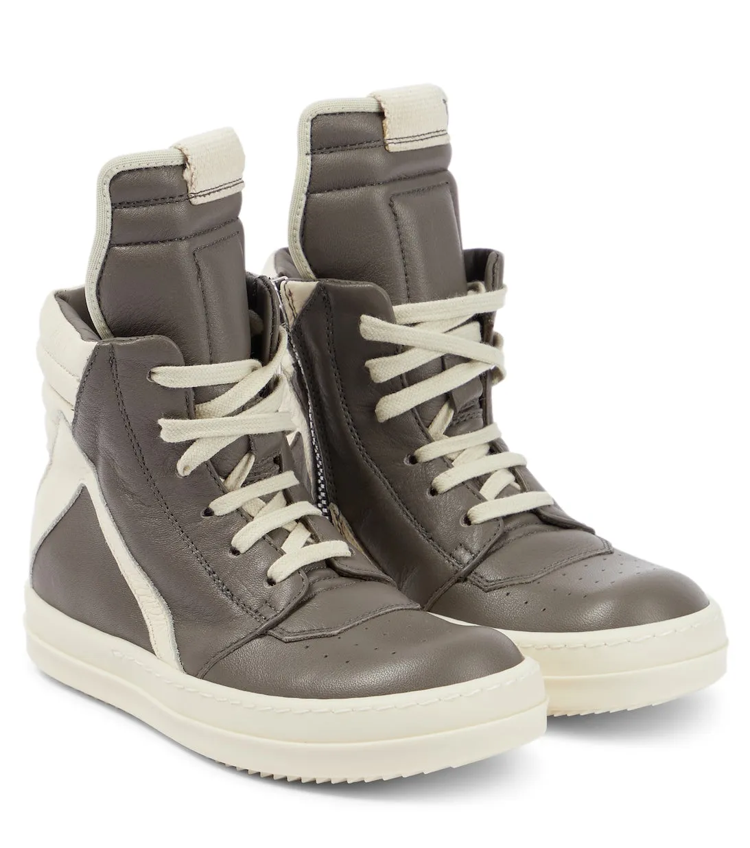 Geobasket Rick Owens high top sneakers, gray