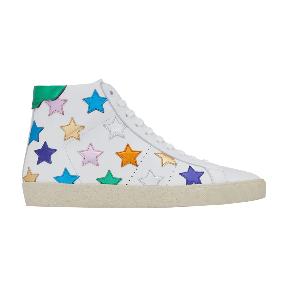 High-top sneakers Saint Laurent Court Classic SL/06 Metallic California High, white