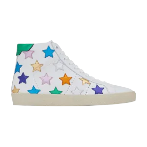 High-top sneakers Saint Laurent Court Classic SL/06 Metallic California High, white