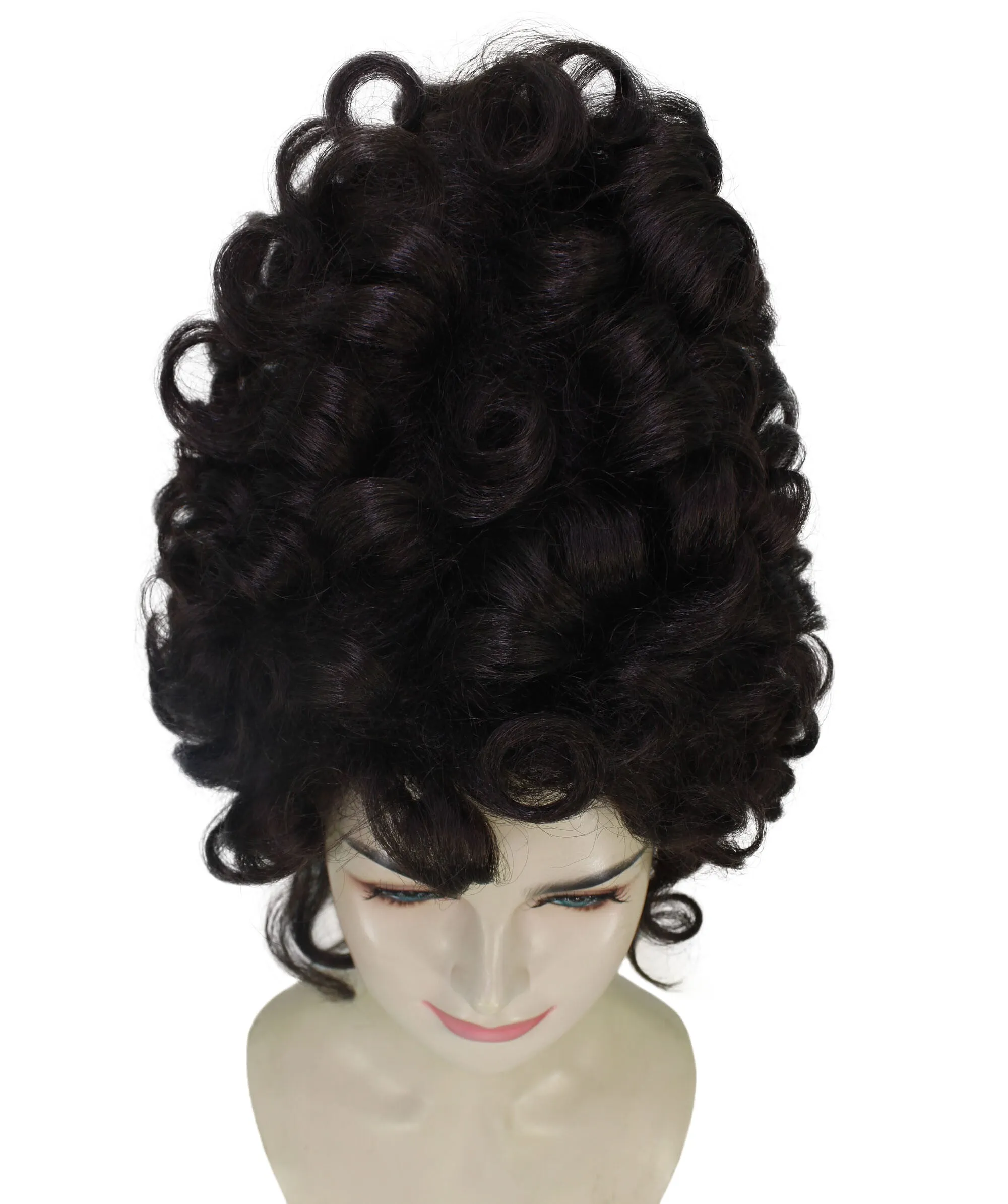 HPO Adult Women's judge wig | Synthetic Fiber | Capless Cap | Perfect for Halloween