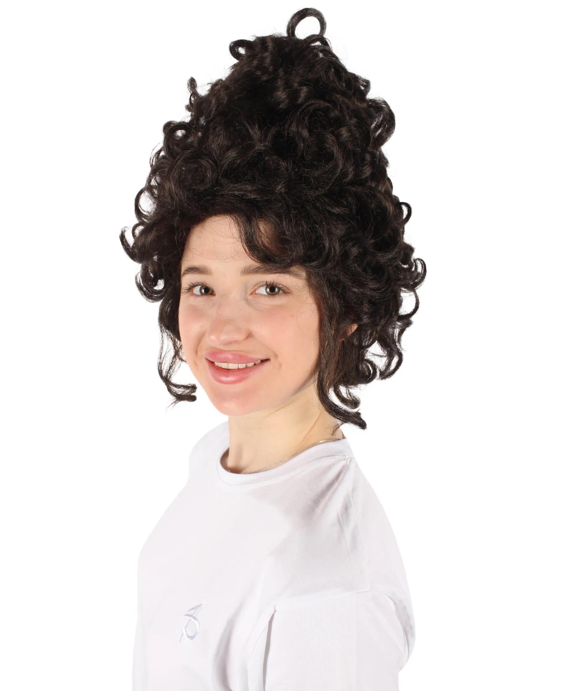 HPO Adult Women's judge wig | Synthetic Fiber | Capless Cap | Perfect for Halloween