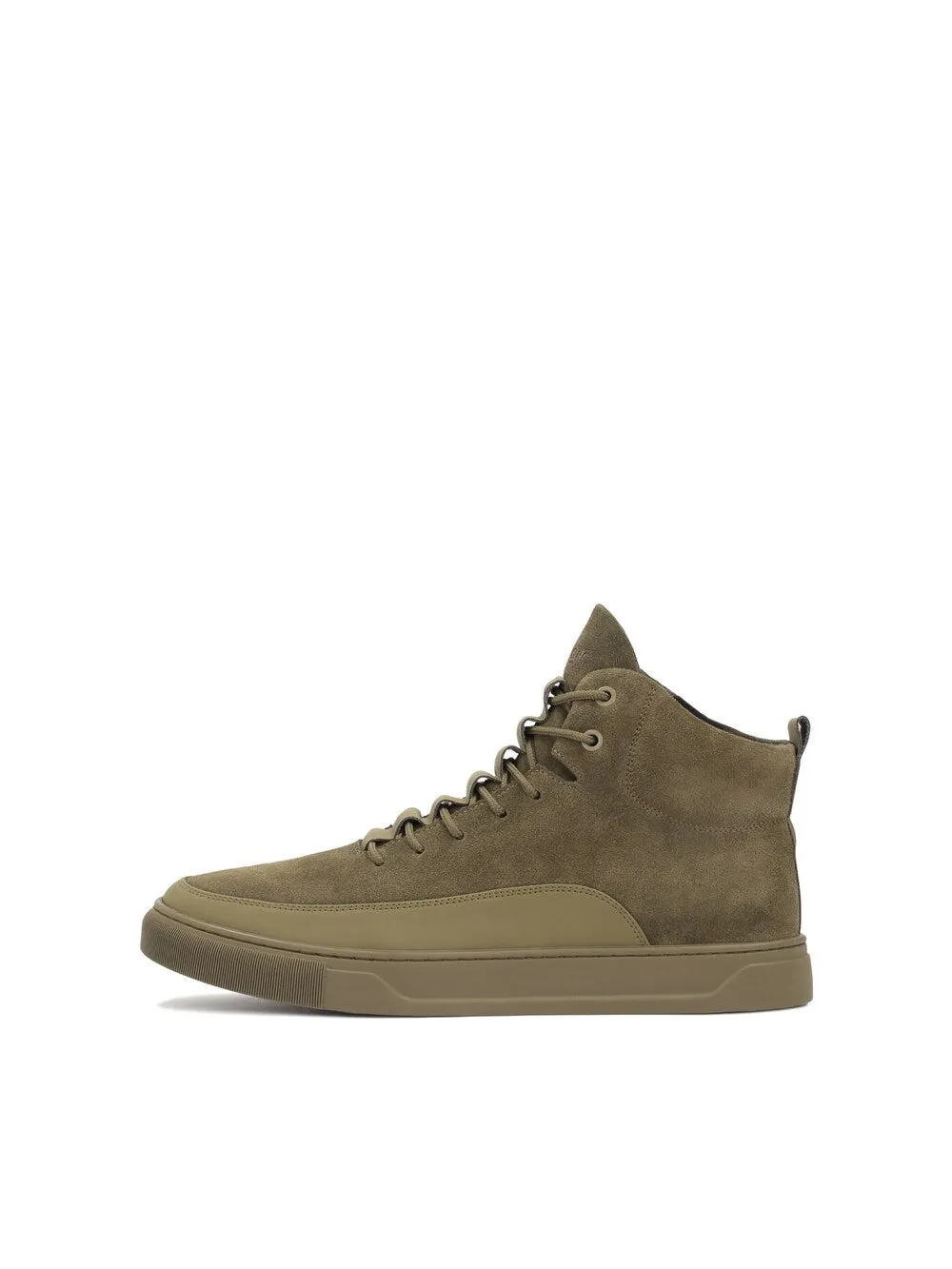 Kazar high top sneakers, olive