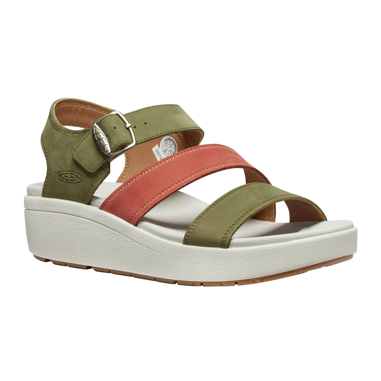 Keen Ellecity Backstrap Sandal (Women) - Martini Olive/Baked Clay