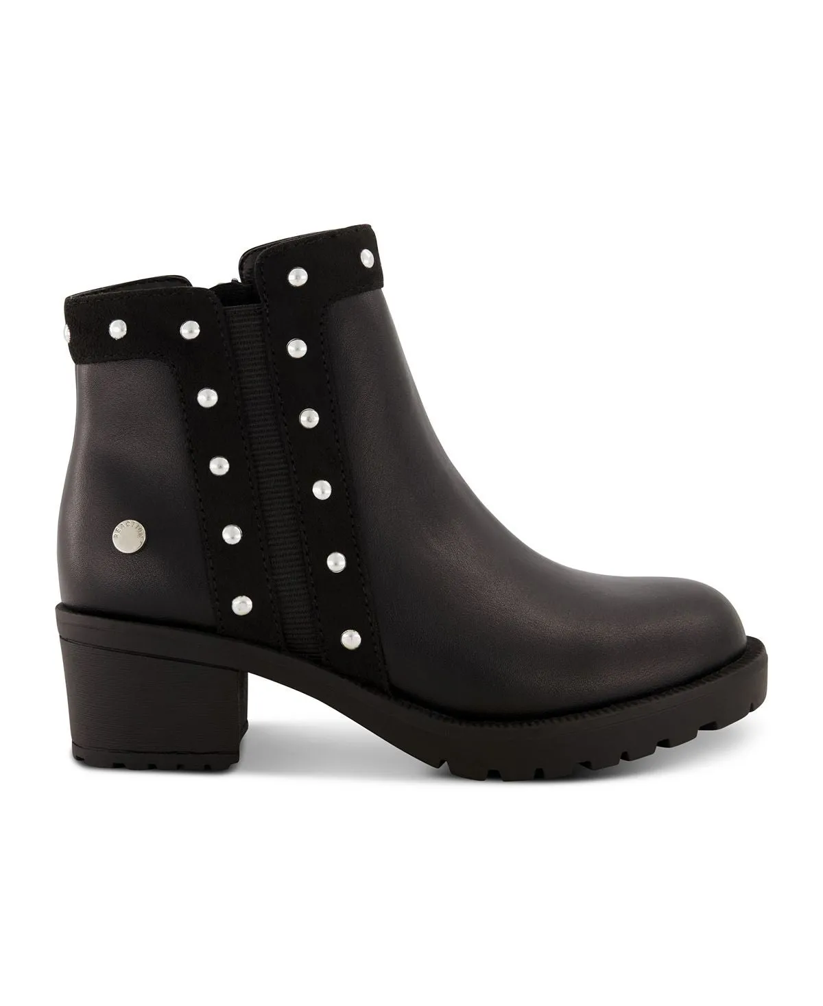 Kenneth Cole New York Big Girls Studded Ankle Boots