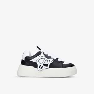 Kosa Leather Low Top Naked Wolfe Sneakers, Black