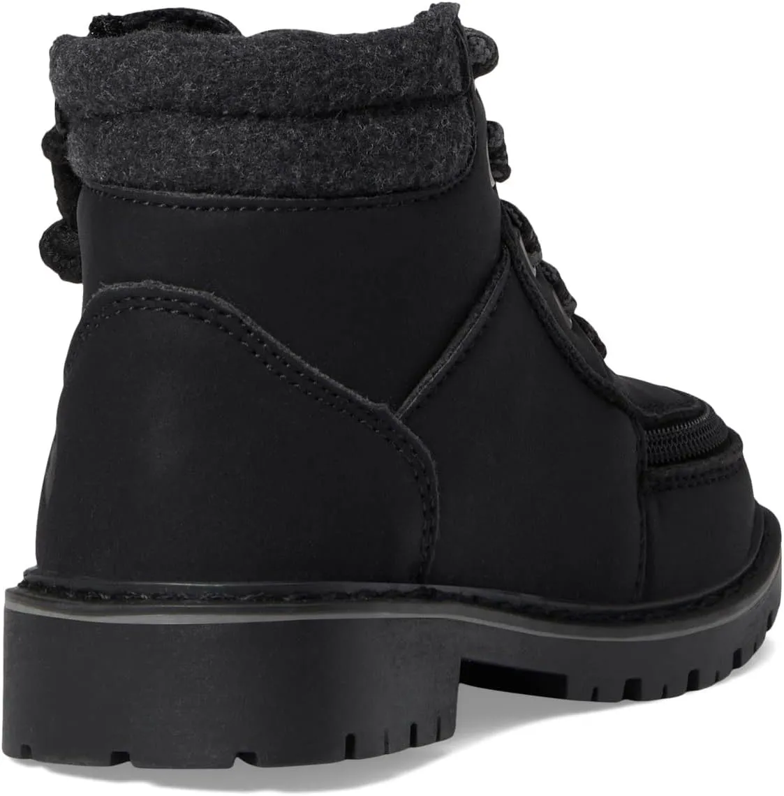 Lugs II BILLY Footwear Kids Lace Up Boots, Black