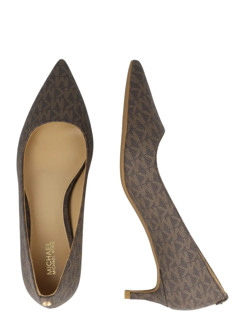 Michael Kors ALINA high heels, brown/dark brown