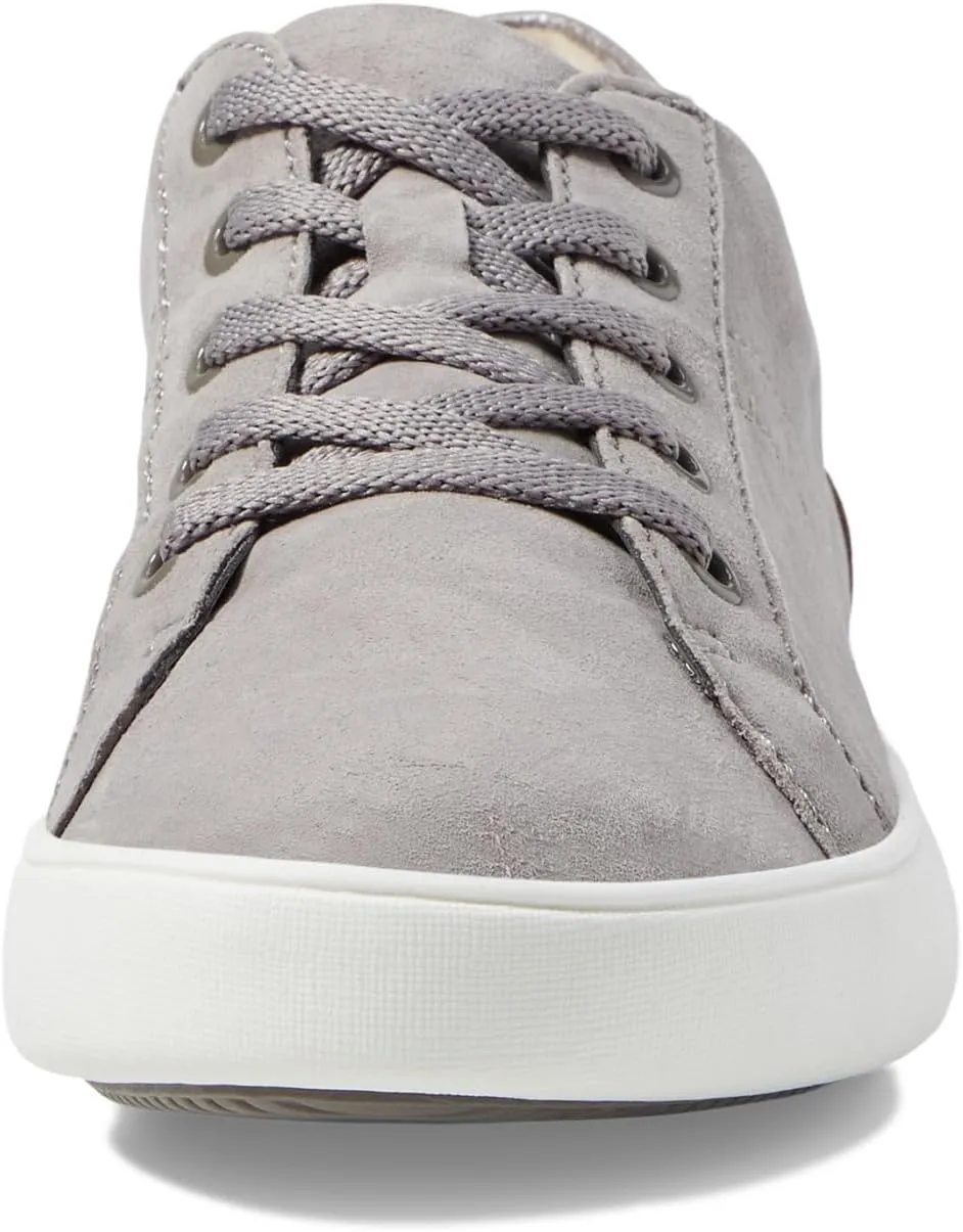 Morrison Naturalizer Sneakers in Gray Silver Suede/Metallic