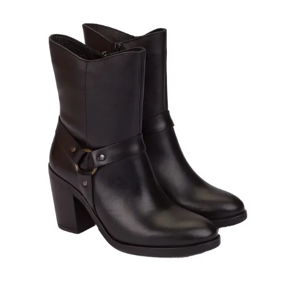 Nassima Women's Tours 008 Black Leather