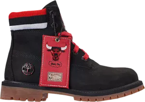 NBA x Mitchell and Ness x 6 Inch Classic Premium Boot Junior Chicago Bulls, black