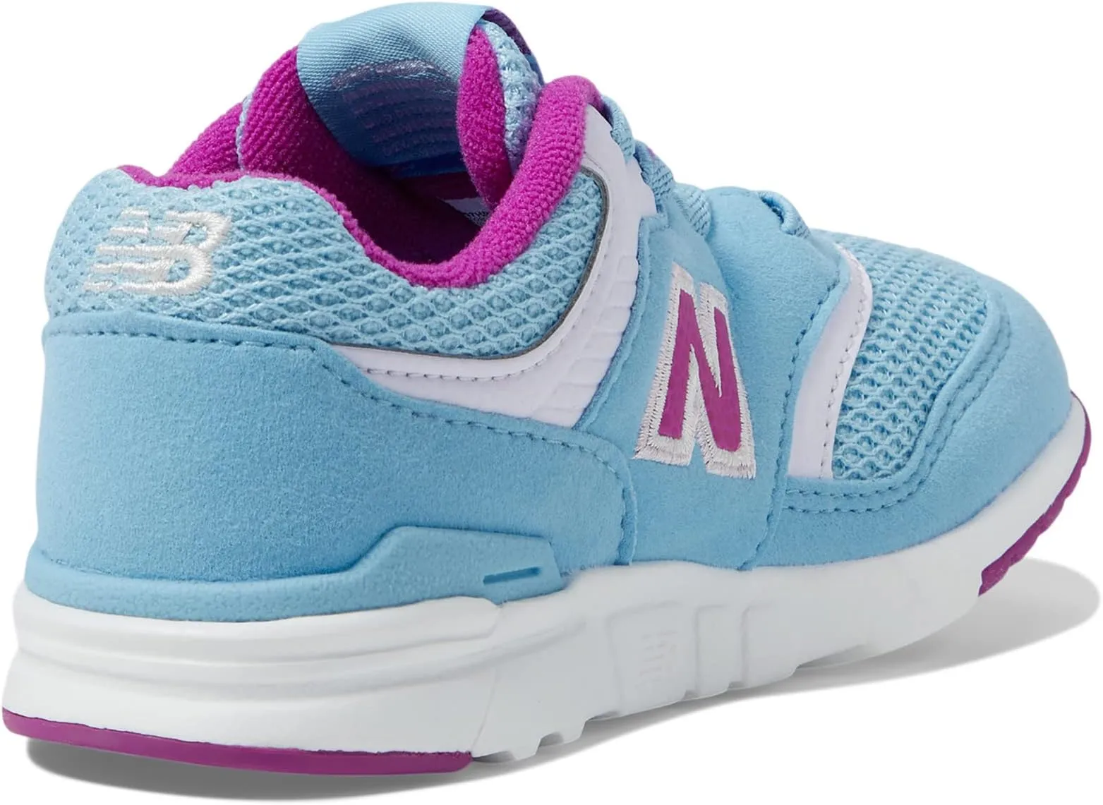 New Balance 997H Bungee Lace Sneaker in Blue/Purple Punch