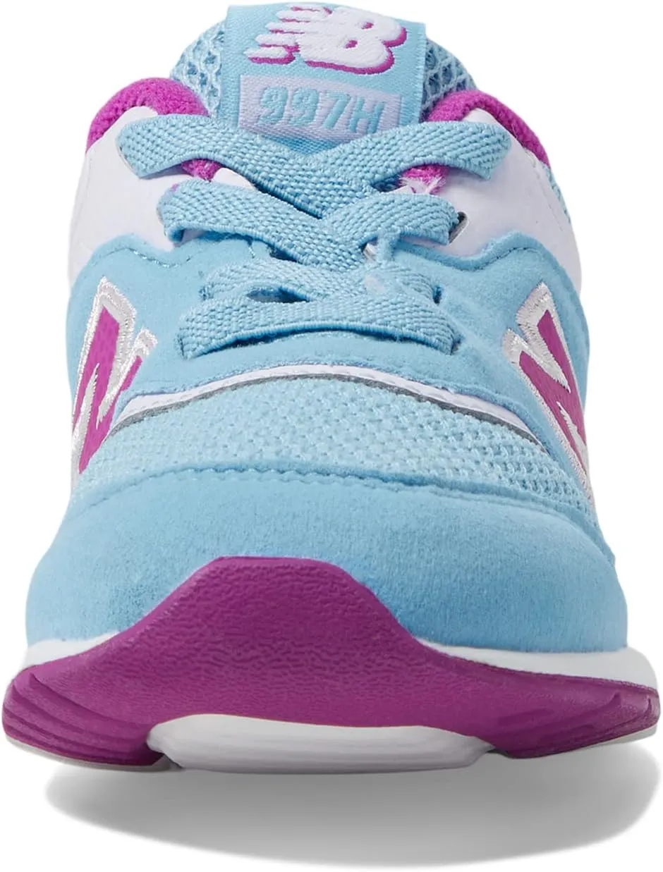 New Balance 997H Bungee Lace Sneaker in Blue/Purple Punch