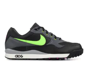 Nike ACG WILDWOOD 'BLACK ELECTRIC GREEN' sneakers, black