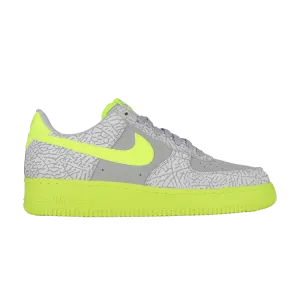 Nike Air Force 1 Low 'Elephant Volt', gray